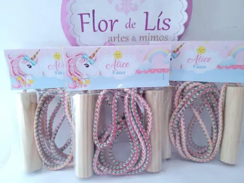 Pula Cordas Lembrancinha Unicórnio Personalizado