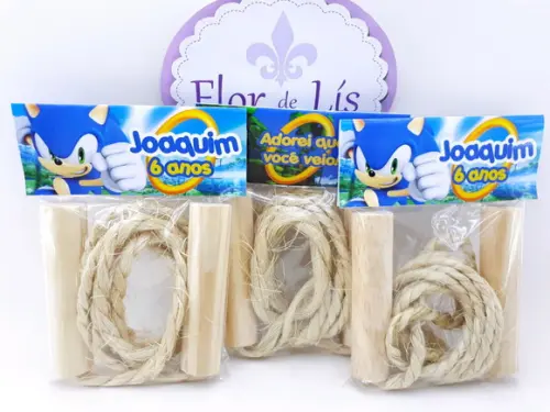 Pula Cordas Lembrancinha Sonic