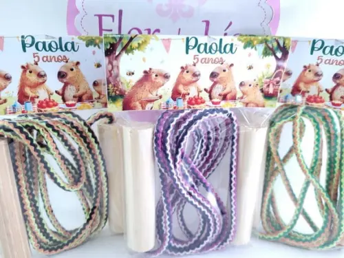 Pula Cordas Personalizado Capivara Piquenique Lembrancinha