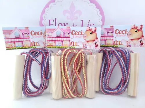 Pula Cordas Personalizado Capivara Menina Lembrancinha