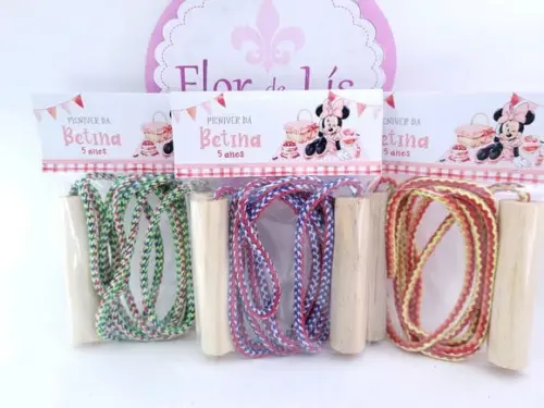Pula Cordas Personalizado Piquenique da Minnie Lembrancinha