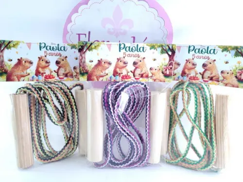 Pula Cordas Personalizado Capivara Piquenique Lembrancinha