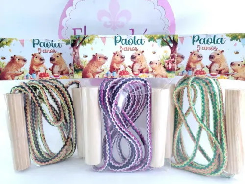 Pula Cordas Personalizado Capivara Piquenique Lembrancinha