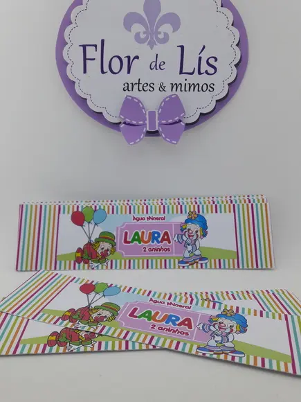 Rótulo Água