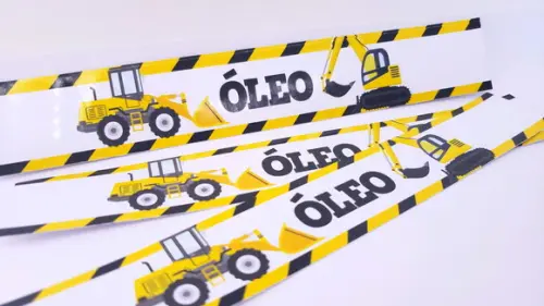 Rótulo Refri 200ml Obras Óleo Caminhão