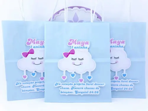 Sacolinha Chuva de Benção 16cm
