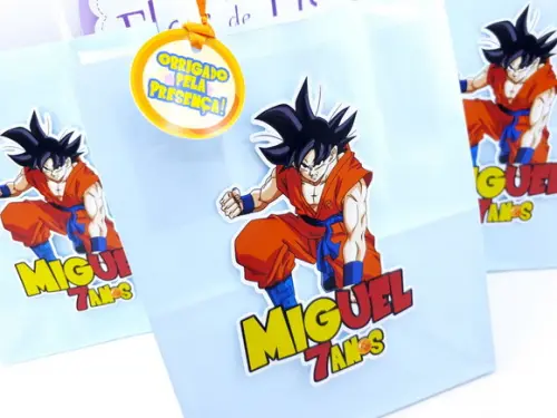 Sacolinha Dragon Ball 16cm