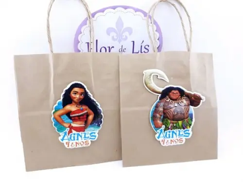 Sacolinha P Guloseimas Moana e Maui