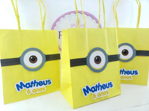 Sacolinha P Minions 16cm