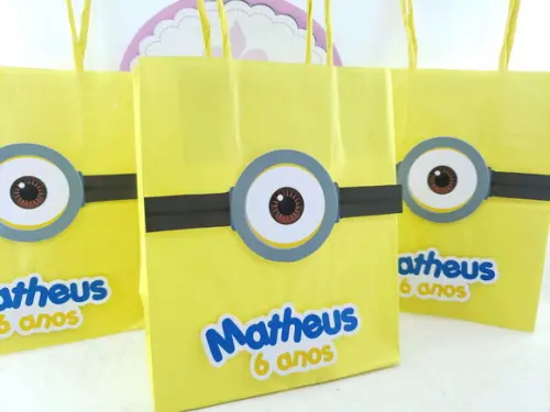 Sacolinha P Minions 16cm