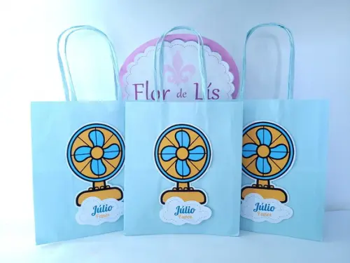 Sacolinha Personalizada P Ventilador 16cm
