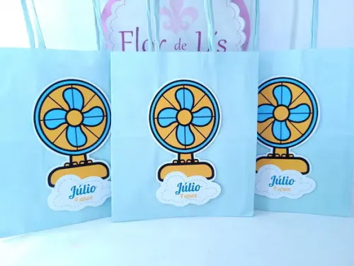 Sacolinha Personalizada P Ventilador 16cm