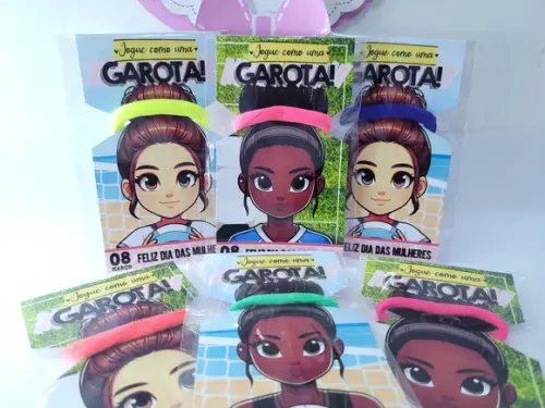 Tag Dia das Mulheres com Xuxinha de Cabelo Esportes Feminino