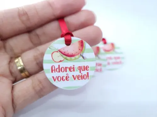 Tag para Pendurar Piquenique com Fita