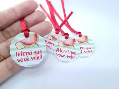 Tag para Pendurar Piquenique com Fita