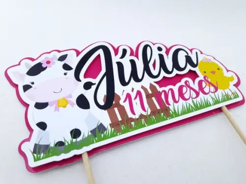 Topo Bolo Fazendinha