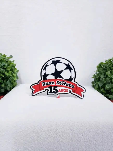 Topo de Bolo Futebol