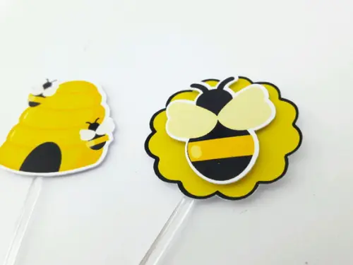 Topper Docinhos Abelhinha Personalizado