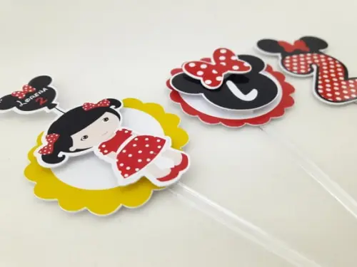 Topper Minnie Mouse Boneca Cute