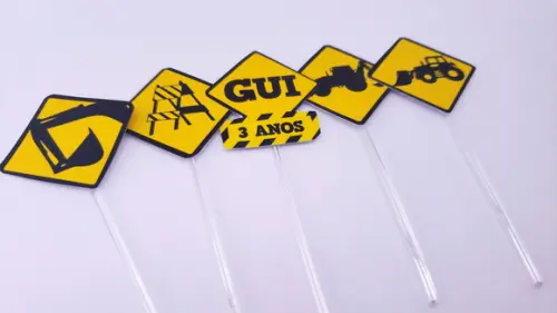 Topper Obras Caminhões Tratores Placas
