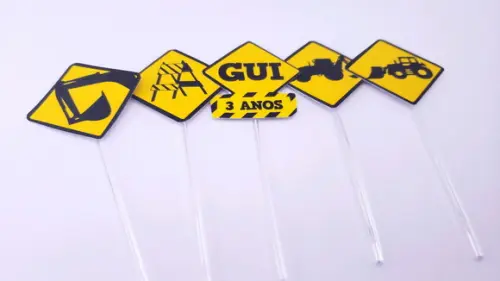 Topper Obras Caminhões Tratores Placas