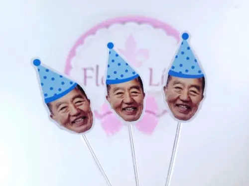 Topper para Docinhos com Foto Rosto Adulto Chapeuzinho Festa