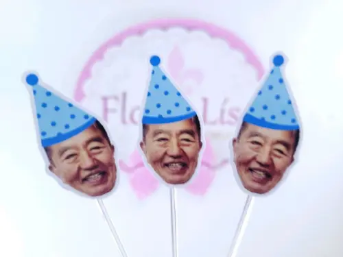 Topper para Docinhos com Foto Rosto Adulto Chapeuzinho Festa