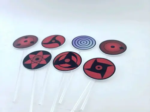 Toppers Docinho Sharingan Akatsuki Naruto