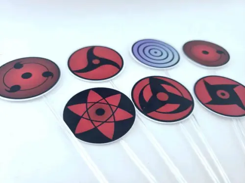 Toppers Docinho Sharingan Akatsuki Naruto