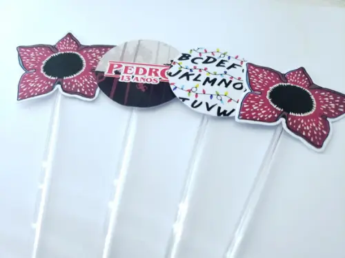 Toppers Docinho Stranger Things Personalizados