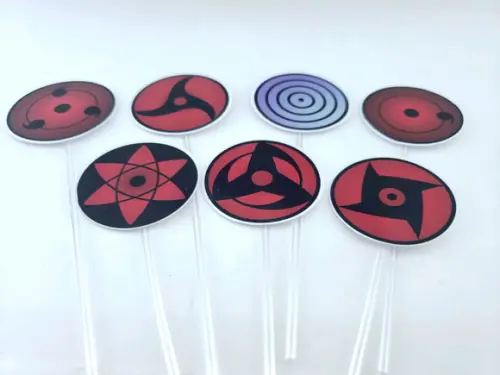 Toppers Docinho Sharingan Akatsuki Naruto