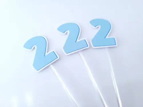 Toppers para Docinhos Idade Número Aniversário Infantil