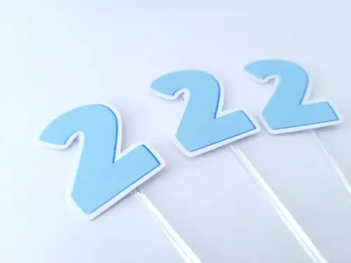 Toppers para Docinhos Idade Número Aniversário Infantil