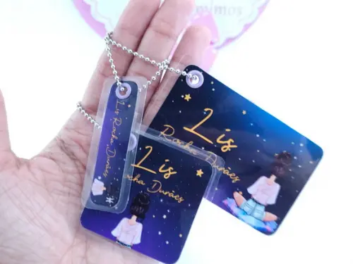 Trio Chaveiro Escolar Universo Mochila Lancheira e Estojo