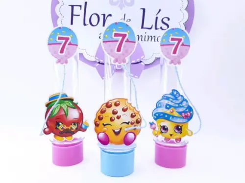 Tubete 13cm Balão Shopkins