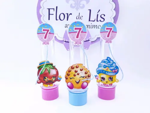 Tubete 13cm Balão Shopkins