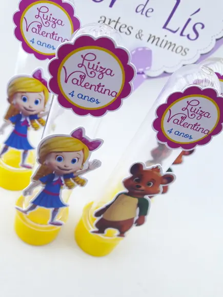 Tubete Cachinhos Dourados e o Urso