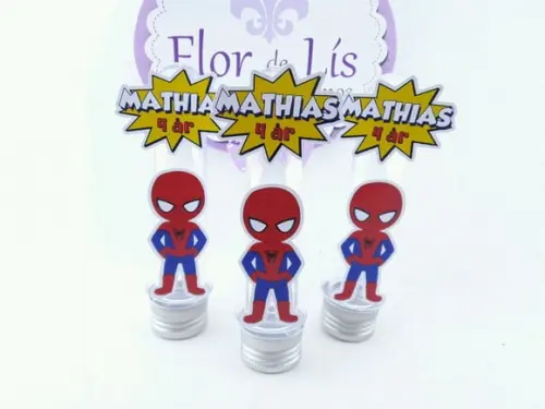 Tubete Homem Aranha 3d