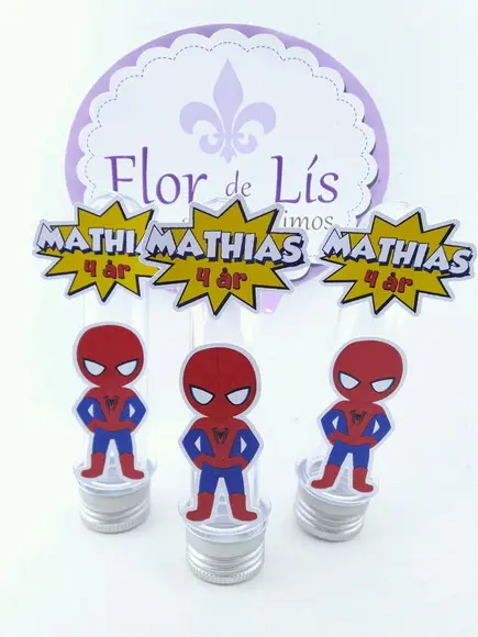Tubete Homem Aranha 3d