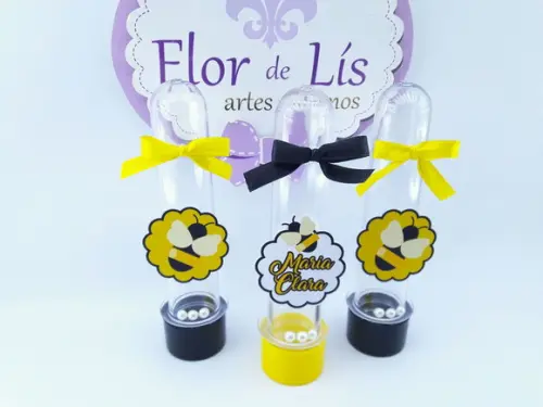 Tubete Personalizado Abelhinha Cute Festa Abelha
