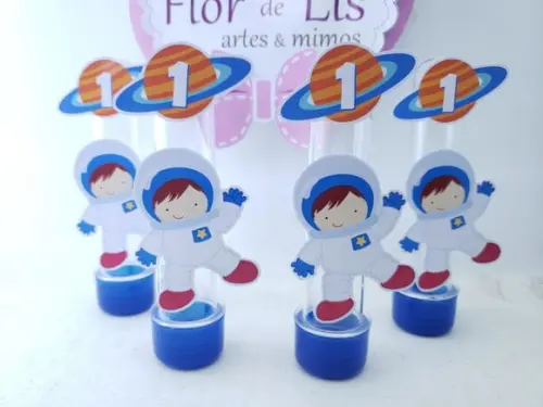 Tubete Personalizado Astronauta Universo