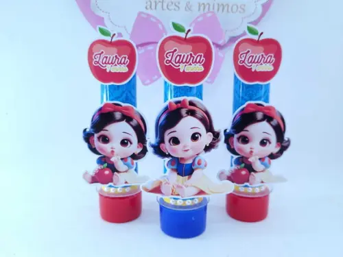 Tubete Personalizado Branca de Neve Baby Festa