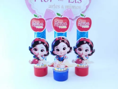 Tubete Personalizado Branca de Neve Baby Festa