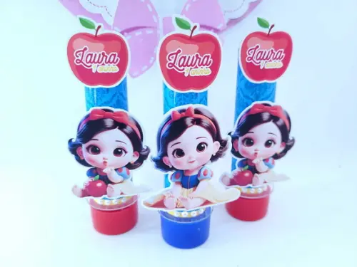 Tubete Personalizado Branca de Neve Baby Festa