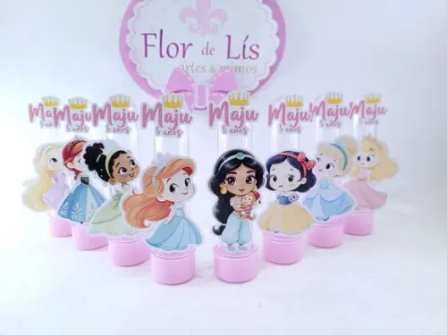 Tubete Personalizado Princesas Baby Festa Realeza