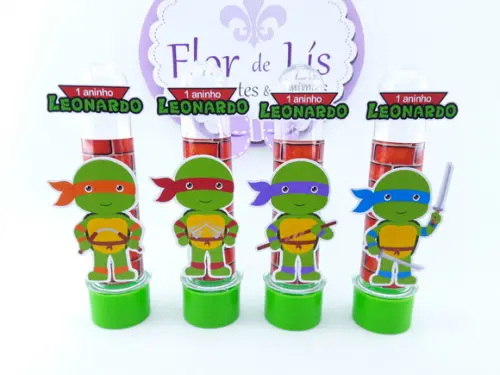 Tubete Personalizado Tartaruga Ninja