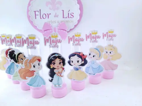 Tubete Personalizado Princesas Baby Festa Realeza