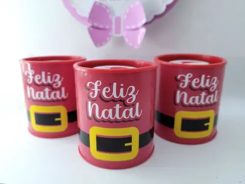 Tubolata de Natal Lembrancinha Personalizada Ano Novo