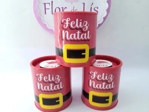 Tubolata de Natal Lembrancinha Personalizada Ano Novo