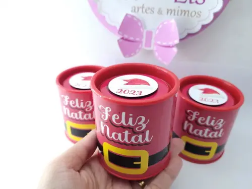 Tubolata de Natal Lembrancinha Personalizada Ano Novo